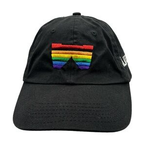 Do Pilates Hat Black Adjustable Baseball Cap – Rainbow Logo Pride Emblem